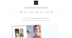 Desktop Screenshot of lightroomtemplates.com